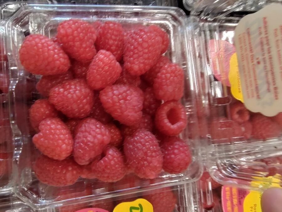 Raspberry fruit