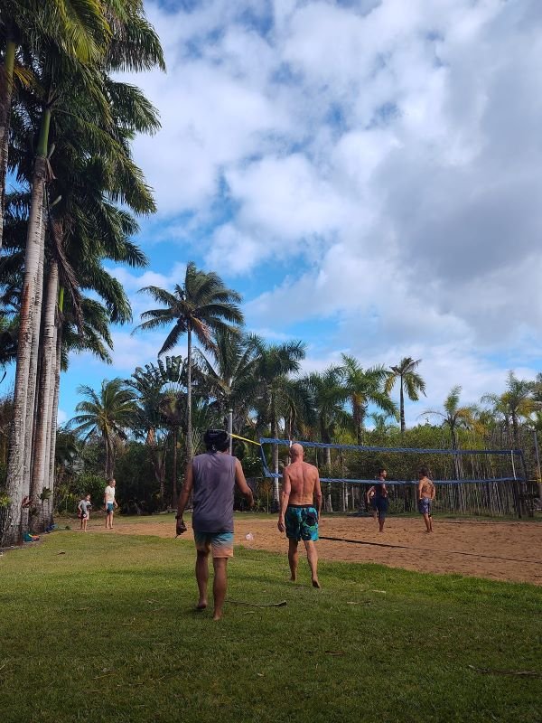 Get outdoors with Volleyball excercise