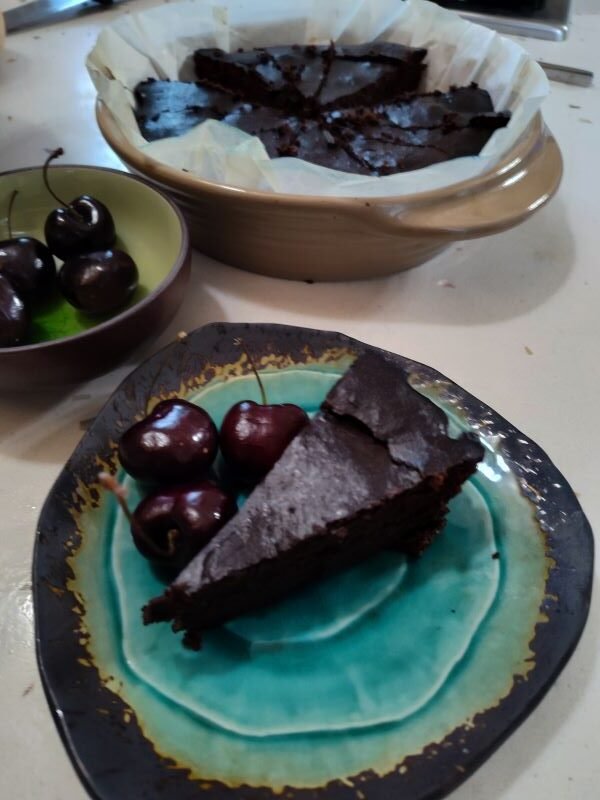 Keto flourless chocolate cake recipe