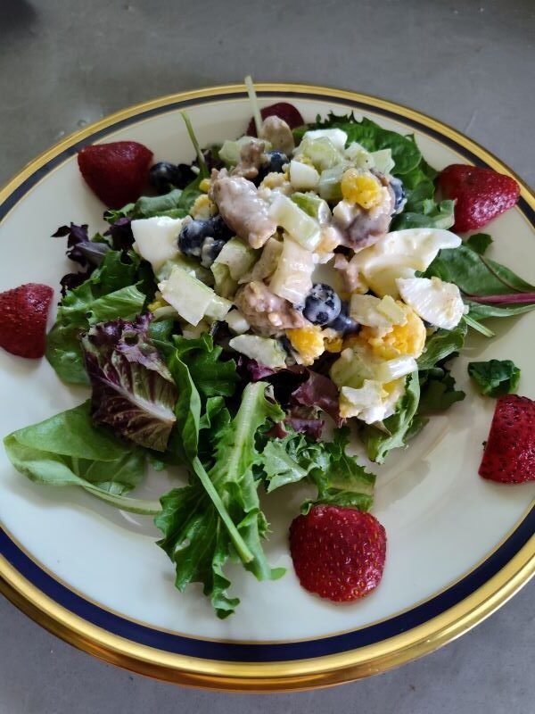 Keto Chicken Caesar salad