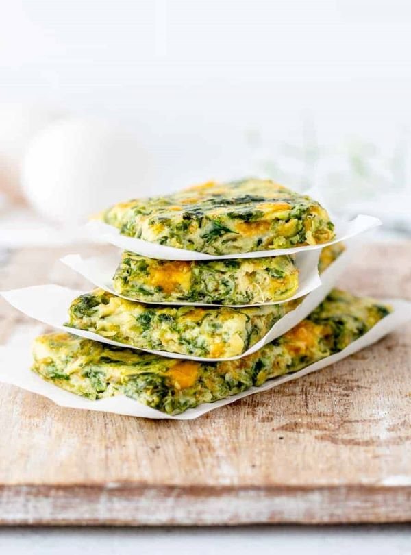 These spinach zucchini frittata fingers are the perfect healthy protein and iron-packed meal or snack for both little ones and adults. Portable, freezer-friendly, easy to prepare and great for baby-led weaning or kid-friendly breakfasts or lunches! 