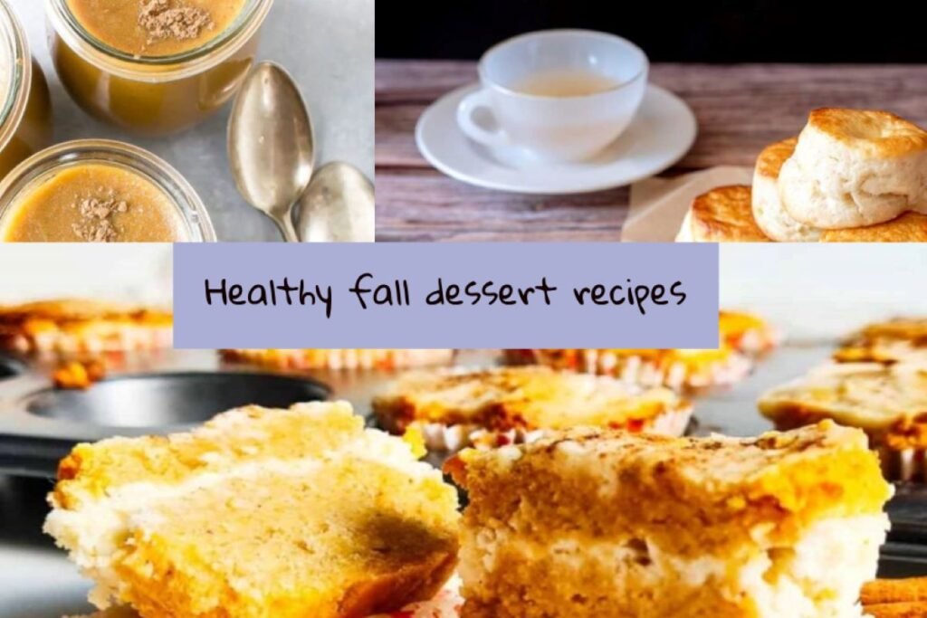 healthy fall dessert recipes