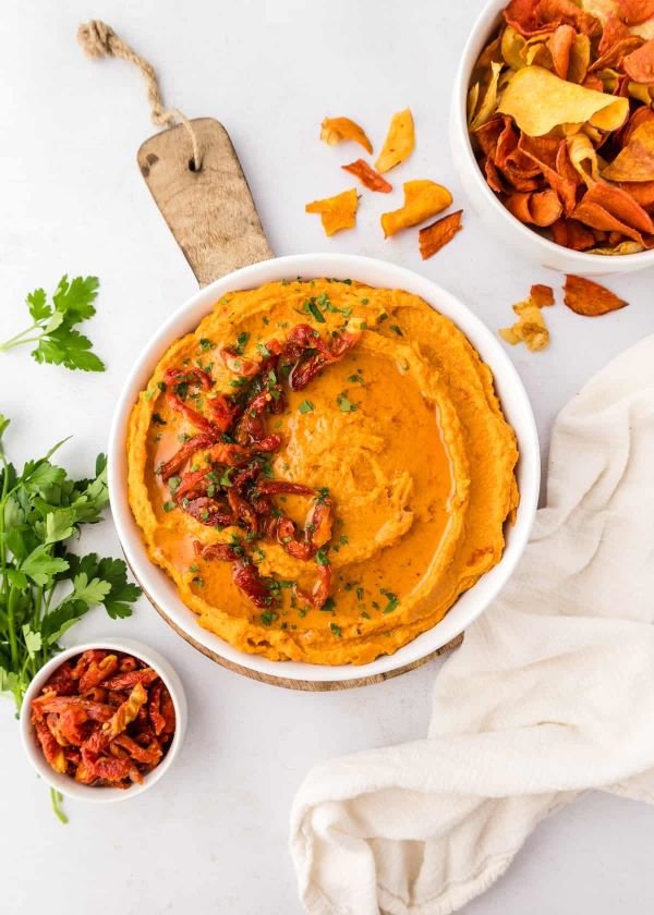  Sun-Dried Tomato Hummus 