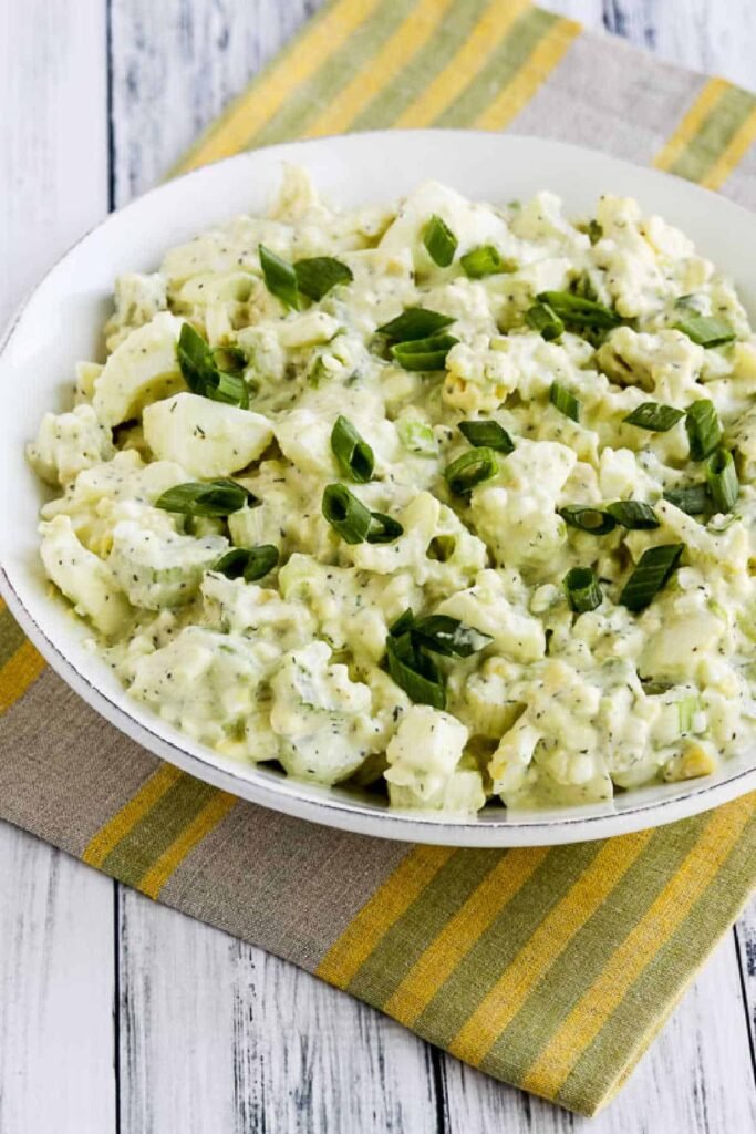 Avocado Egg Salad with Cottage Cheese