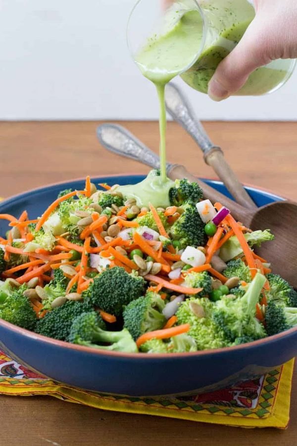 Crunchy Broccoli Jicama Salad