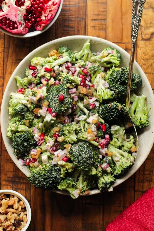 Broccoli Pomegranate Salad 