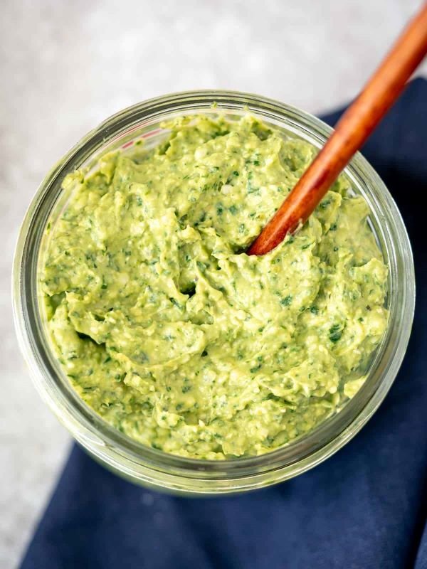 Vegan Avocado Pesto (Nut-Free)