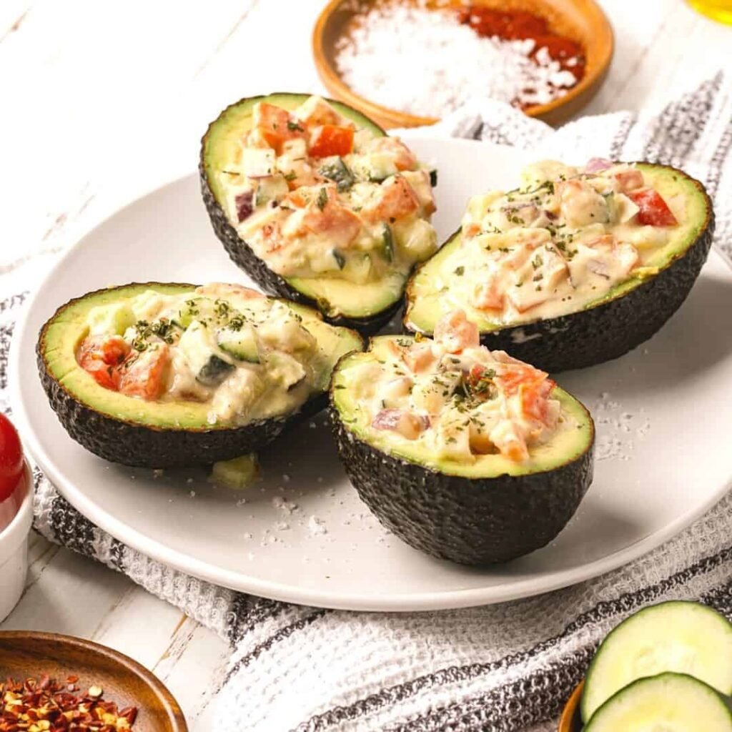 VEGAN STUFFED AVOCADO